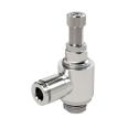 Throttle check valve, discharge, G 1/8, plug-in connector 6