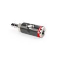Pushbutton safety coupling I.D. 7.4, Sleeve I.D. 10