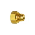 Reducing nipple, Long design, G 1/2 e., G 3/8 i., AF 24, Brass