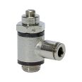 Throttle check valve,Supply air throttle push-in conn.G1/4,Hose 8