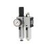 Service unit 2-part »FUTURA«, PC, Size 1, G 1/4, 0.5-10, Semi a.