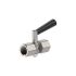 Block valve pressure gauge, Bushing - Bushing, 1.4571, G 1/2