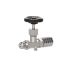 Blocking valve pressure gauge, taps - tension sleeve, G 1/2