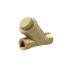 Dirt strainer, bright brass, G 1/4, DN 8, mesh width 0.2 mm