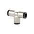 Push-in T-connector »click-clock« for hose exterior Ø 4 mm