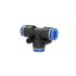 Push-in T-connector »Blue Series«, for hose exterior Ø 10 mm