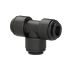 T-connection POM, for hose exterior Ø 12 mm