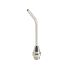 Extension nozzle, 3.0 mm, nickel-plated brass, 100 mm long curved