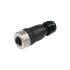 Straight socket M12 x 1 mm, 5-pin