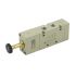 5/2-way valve low temperature, electropneumatic, monostable, G1/4