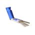 Nozzle cleaning set in metal case, for cleaning welding nozzles