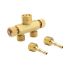 Distributor, fuel gas, G 3/8 LH, DN 9, with hose sleeves