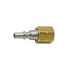 Plug, for mounting on the burner, oxygen, connection G 1/4