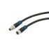 Ad. cable 4-20 mA signals, M8 male/female 0°, 4p, 0.3 m