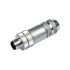 M12 male connector straight, for Profibus-DP, 5-pin, B enc.