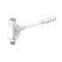 Ad. cable aux. pwr, T-conn. M12 fem.-male, 5p/M8 fem. 0°, 4p