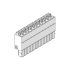 Power strip with spring clamp, 12-pin, PU 4 pcs.