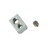 Schroefplaat voor de T-sleuf, voor compacte/standaardcil., M3/M4