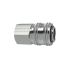 Snelfitting DN 7,2, vernikkeld messing, G 1/4 BI