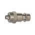 Nipple f. coupl. I.D. 7.2 - I.D. 7.8,galvan. steel,f. hose 10x8