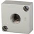 Adapter plate for mounting standard pressure gauges (round)