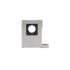 Connecting element with wall mounting, 1 hole, L-shaped bracket