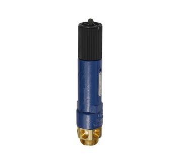 High performance safety valve, G 1 1/4, Trigger pressure 0.5 bar