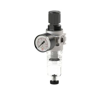 Filter regulator »multifix-mini«, PC container, G 1/8, 0.1-3 bar