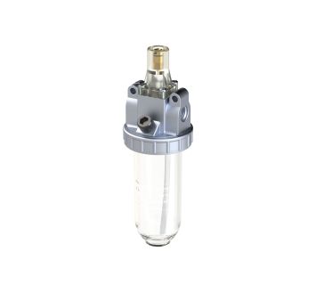 Mist oiler »Standard« with polycarbonate container, Size 1, G 1/4