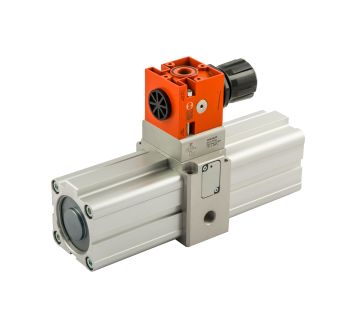 Double piston pressure multiplier (booster) with controller, G3/8