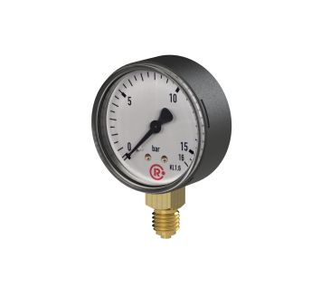Standard pressure gauge, radial bottom, G 1/8, -1 / 0 bar, Ø 40