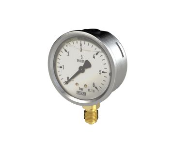 Glycerine pressure gauge, radial bottom, G 1/4, -1 / 0 bar, Ø 63