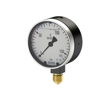 Glycerine pressure gauge, radial bottom, G 1/4, -1 / 0 bar, Ø 63