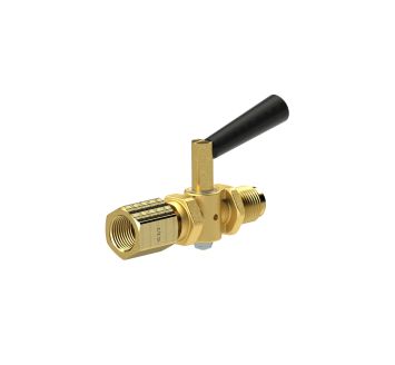 Block valve pressure gauge, taps - rotating bushing, G 1/2