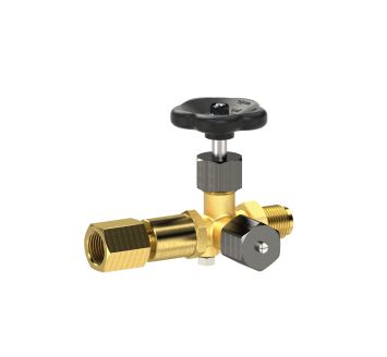 Blocking valve pressure gauge, taps - rotating bushing, G 1/2