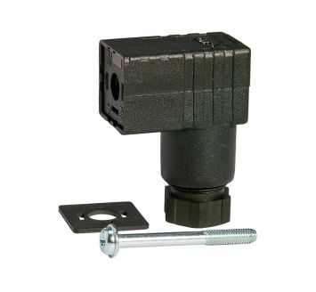 Equipment plug for mini solenoid valve 15 mm, PG 9 C shape