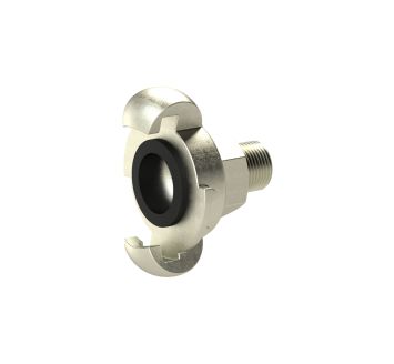 Jaw coupling with exterior thread, G 3/8, DN 8.5