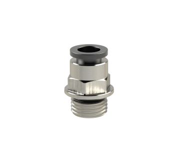 Straight push-in fitting »click-clock« M3 o., hose exterior Ø 3