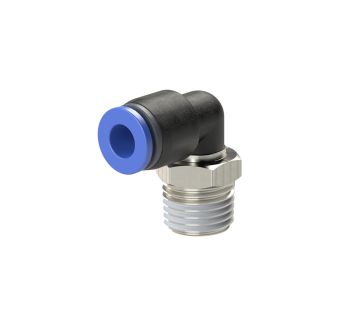 Push-in L-fitting »Blue Series«, rotating, R 1/8 o.