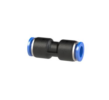 Straight push-in connector »Blue Series«, for hose exterior Ø 4