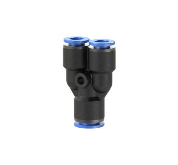 Push-in Y-connector »Blue Series«, reducing, hose ext. Ø 1x6/2x4
