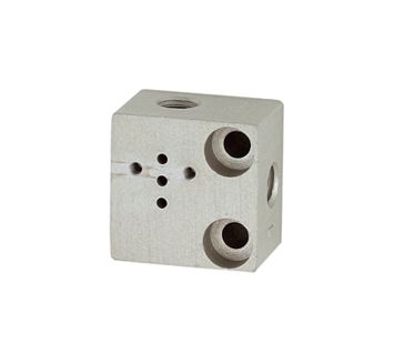 Single base plate, M5 for mini solenoid valve 15 mm