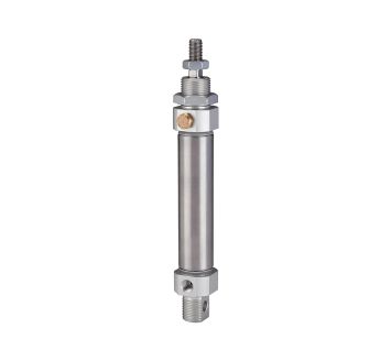 Round cylinder »MSI« single-acting, Piston Ø 8, Stroke 10, M5x0.8