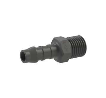 Straight screw-in supports, M5 o., for hose I.D. 3 mm, PA 6