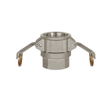 Kamlok quick-connect socket with IT, D type, Aluminium, G 3/4