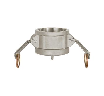 Kamlok closing cap, DC type, Aluminium, Size 3/4, for plug Ø 32
