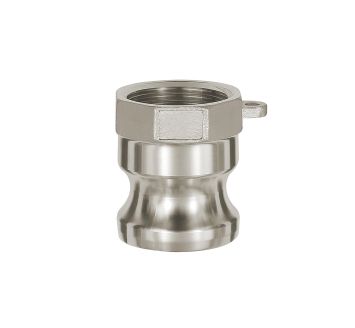 Kamlok quick-connect plug, Interior thread, A type, 1.4401, G 3/4