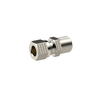 Straight screw-in fitting, R 1/8 o., Pipe exterior Ø 4 mm