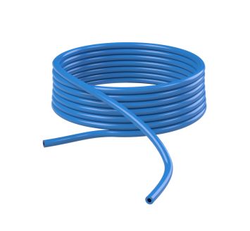 Plastic pipe, PA 12, blue, hose Ø 12x9, roller length 25 m
