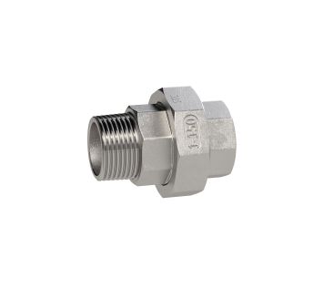 Removable Double threaded nipple flat sealing Rp/R 1/4,i./a.,AF30